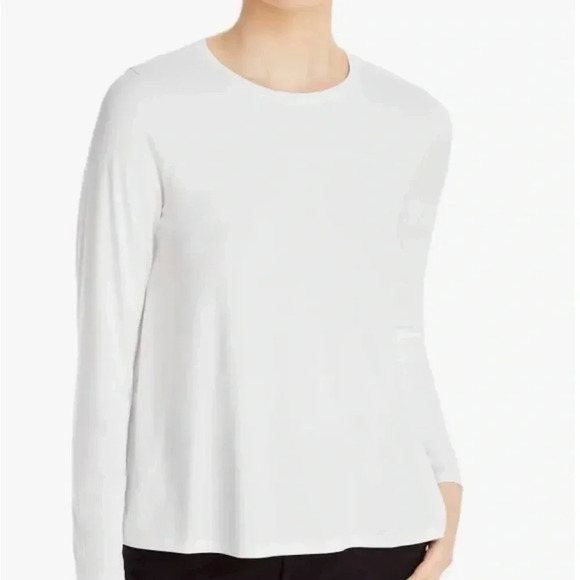 Eileen Fisher long sleeve rayon blend size medium in off white - Picture 1 of 6